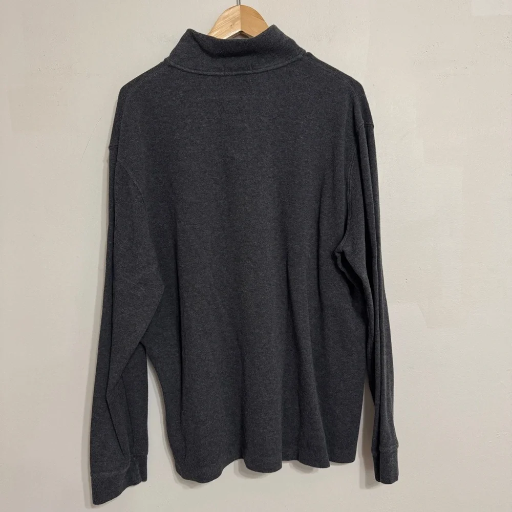 Polo Ralph Lauren Estate 1/4 Zip Sweater Sweatshirt Gray Size XL